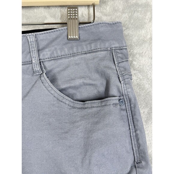 Democracy Absolution Scallop Edge Straight Pants Womens 16W Blue Gray High Rise - Picture 4 of 15